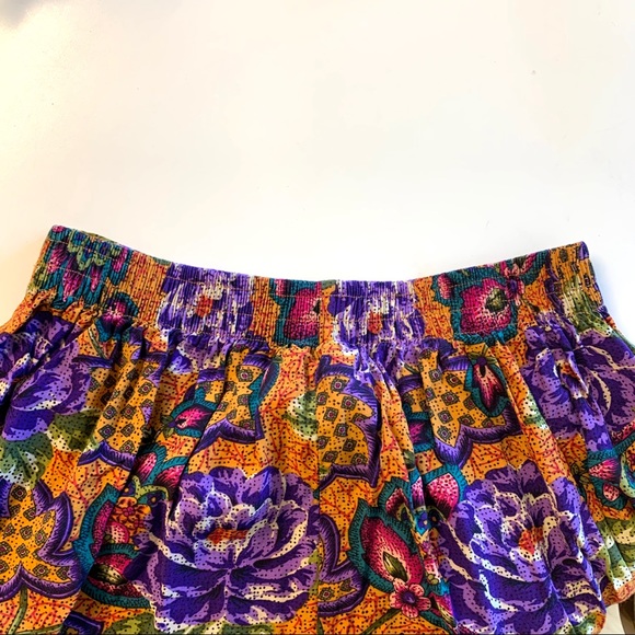 SOLD π Vintage Floral Motif Midi / Maxi Skirt - Picture 5 of 5